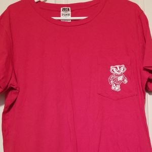 PINK Wisconsin Badgers Shirt